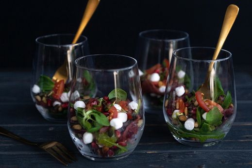 carpaccio in een glaasje