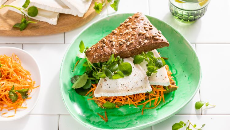 Triangelbroodje wortel gember No3